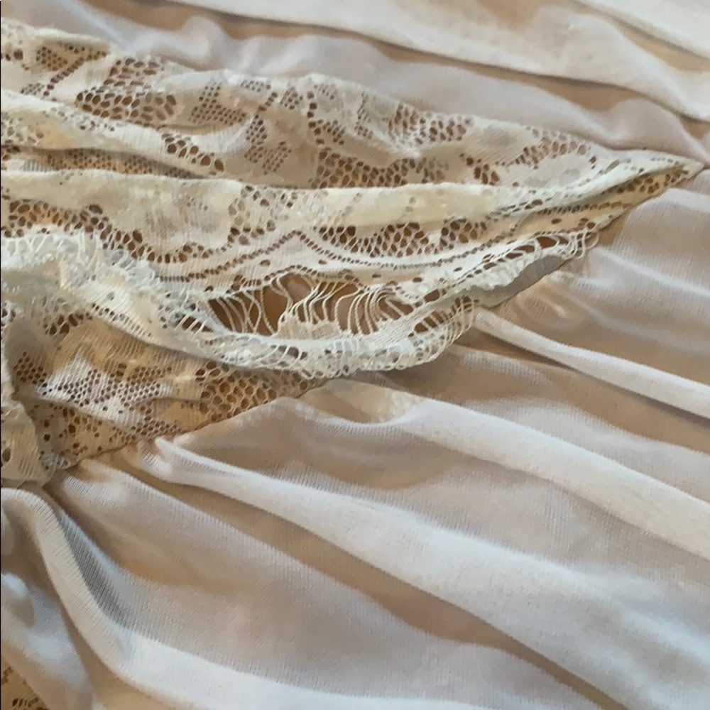 NWOT ARDEN B STRAPLESS LACE BODYCON DRESS - Picture 5 of 6